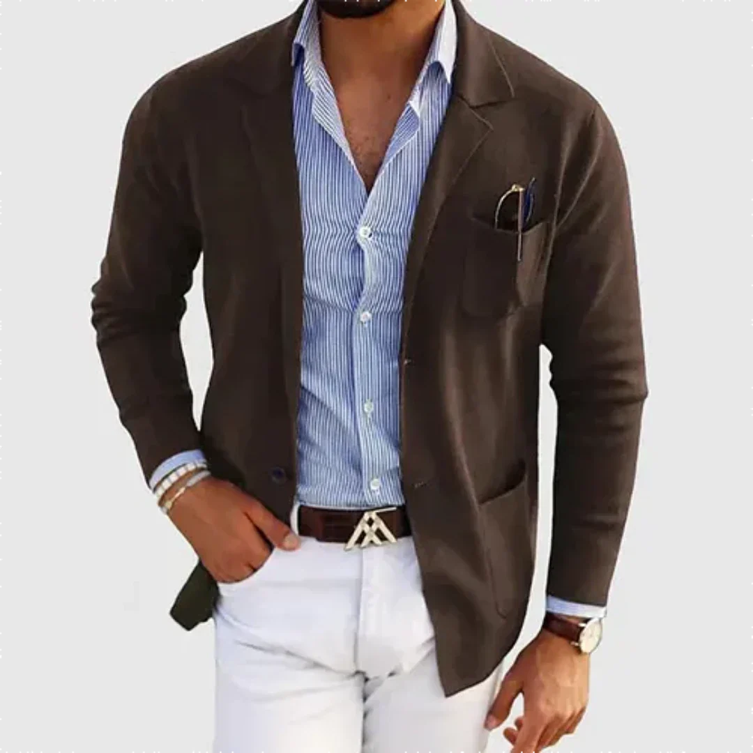 Herren-Blazer mit lockerer Passform | entspannte Form