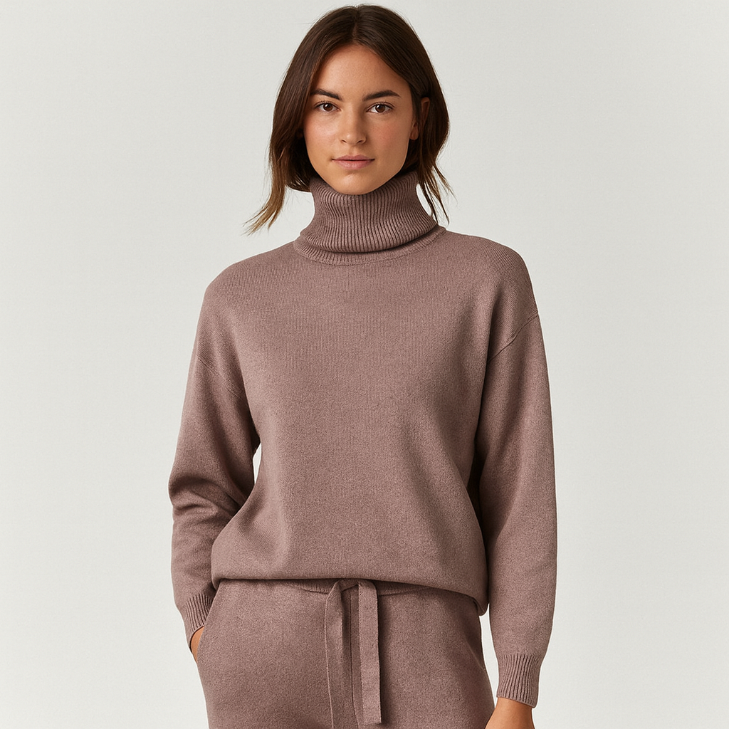 Damen Lounge-Set | Oberteil und Hose mit klarer Form