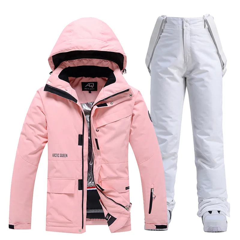 Damen Winterski-Overall | Wasserdichte Ausführung für Schnee