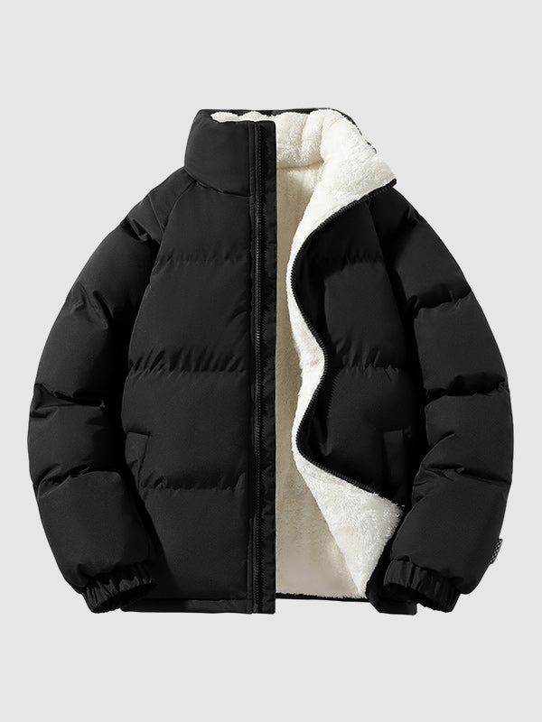 Herren Jacke | Gepolsterte Struktur mit Kapuzenanbindung