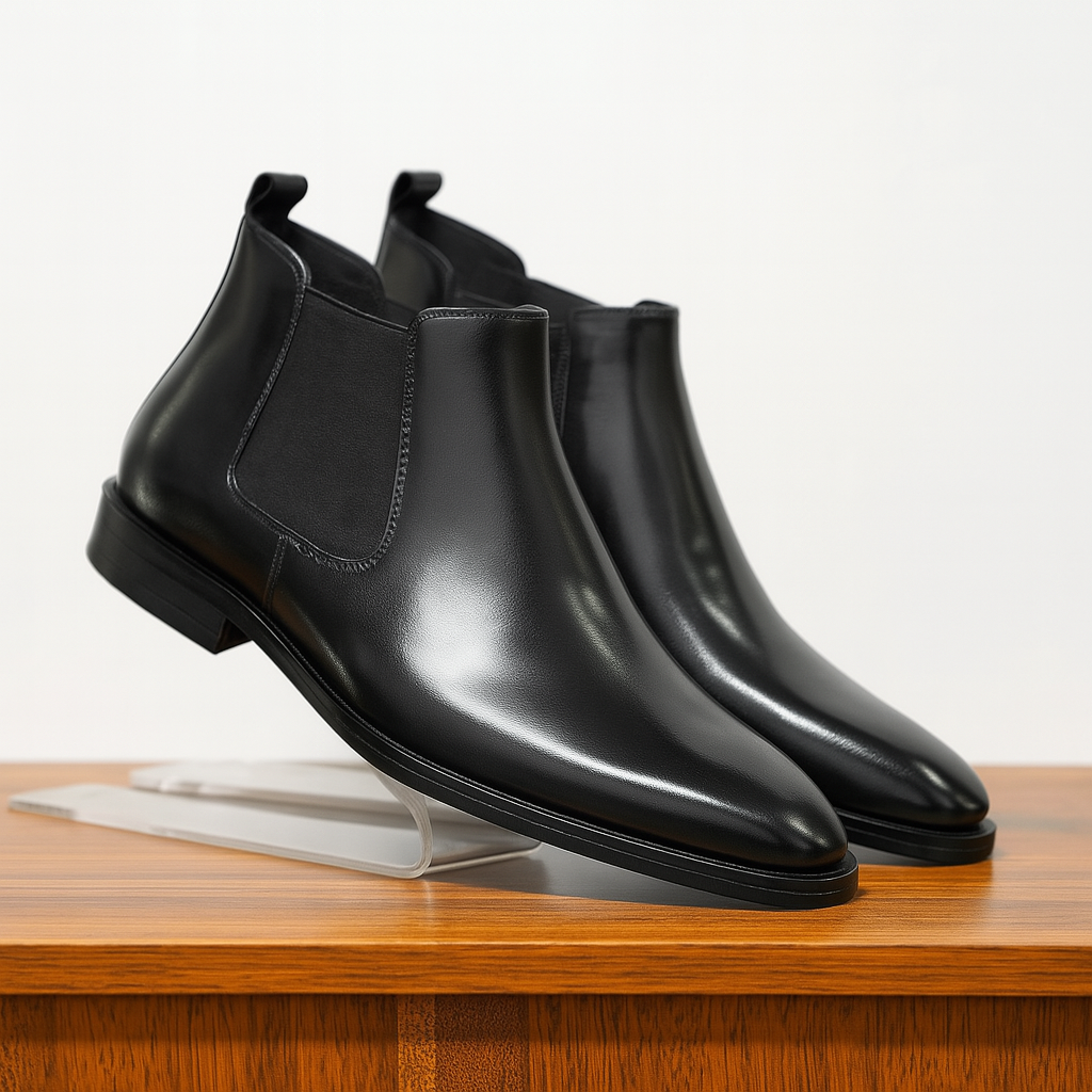 Herren Stiefeletten | Schlanke Form mit seitlichem Einstieg