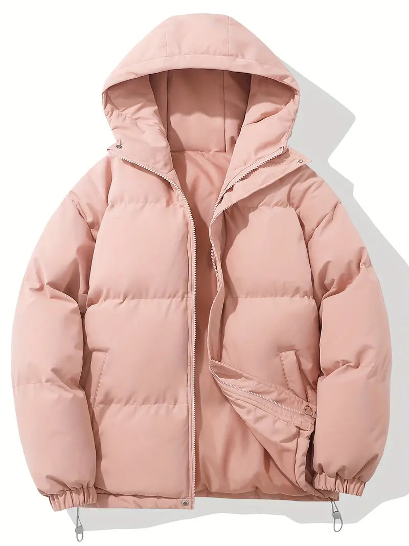 Damenwinterjacke mit Kapuze | Lange Ausführung