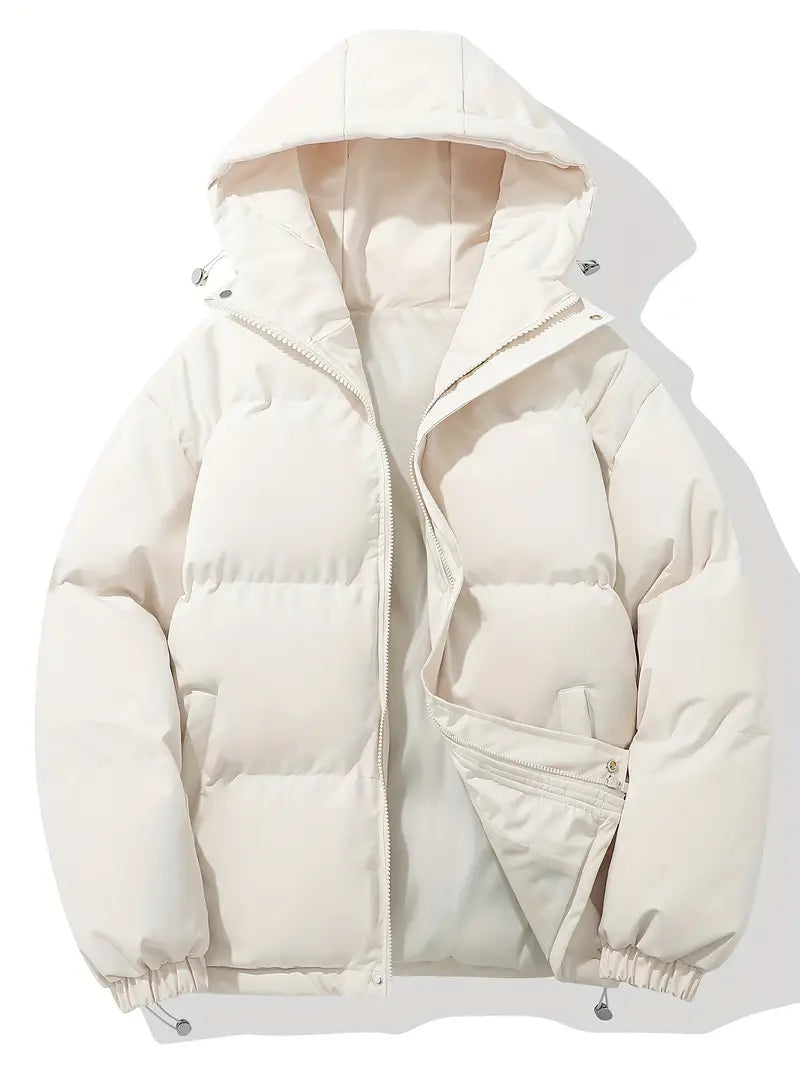 Damenwinterjacke mit Kapuze | Lange Ausführung
