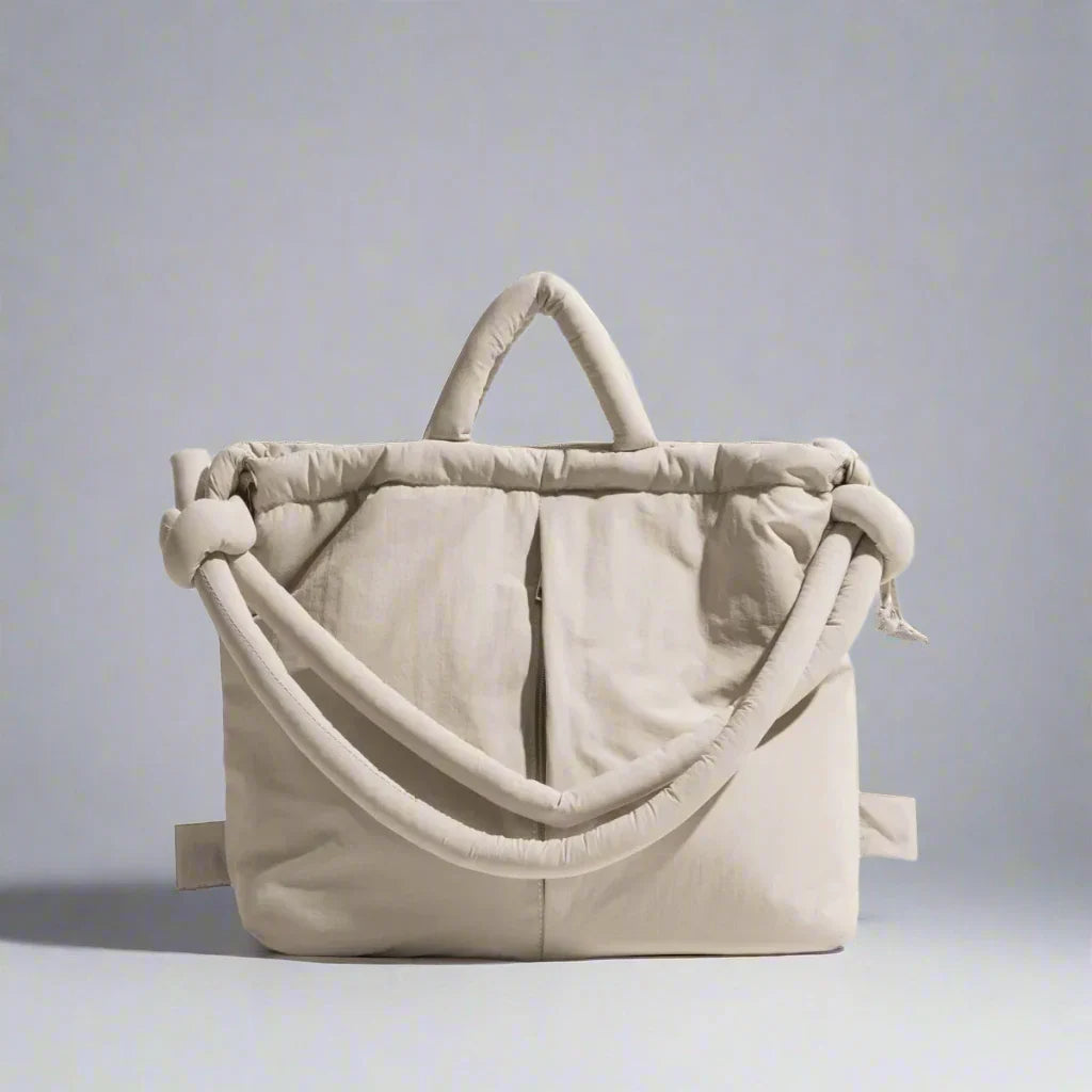 Damen Handtasche | Gepolsterte Form mit Doppelgriff
