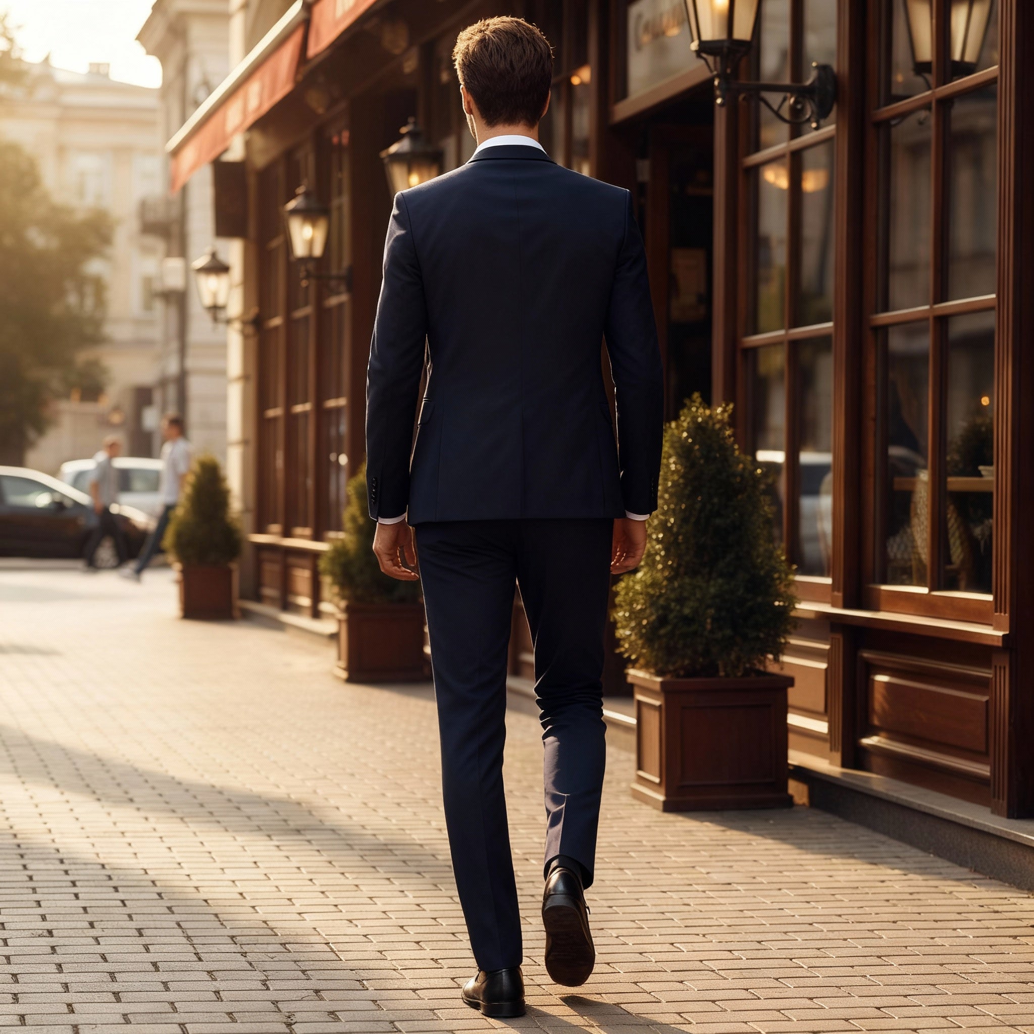 Herren Anzug | Zweiteilige Kombination mit Sakko und Bundhose