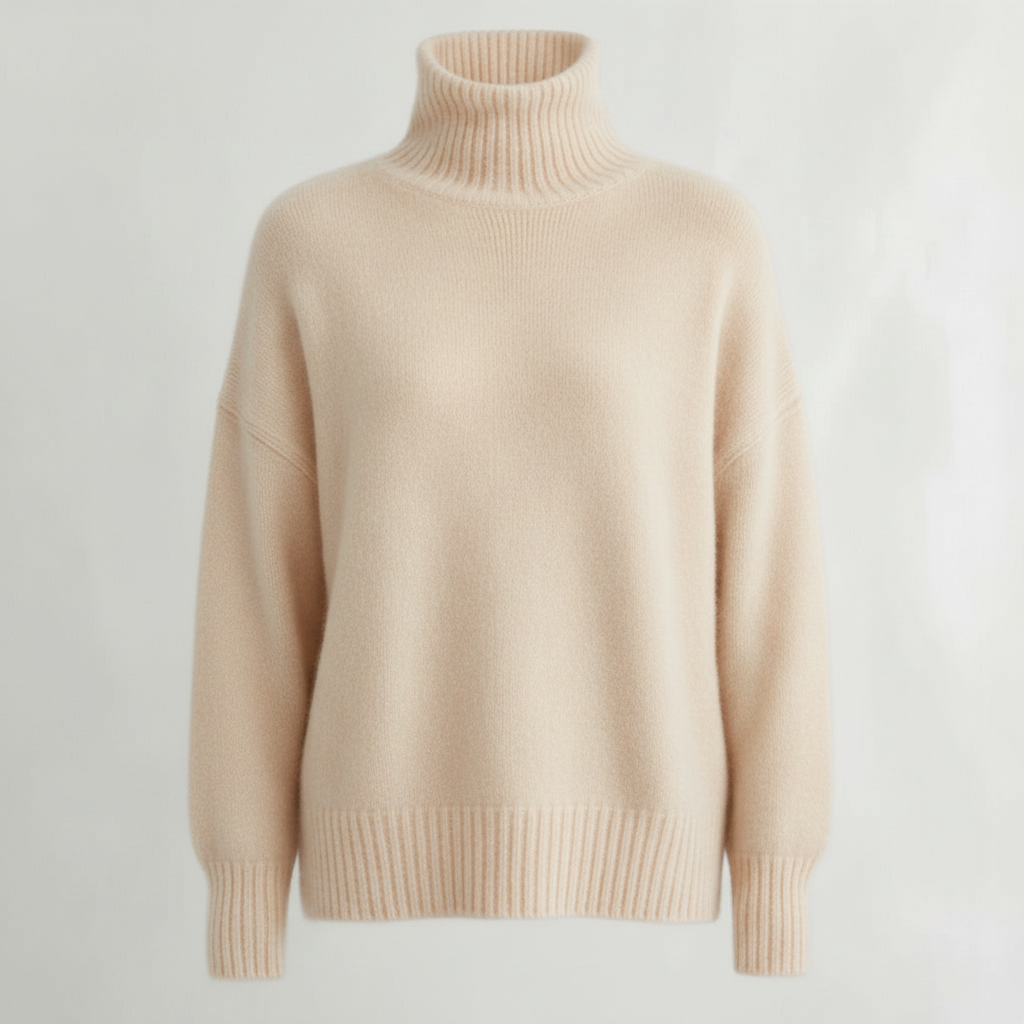 Damen Pullover | Rollkragen mit gerader Passform