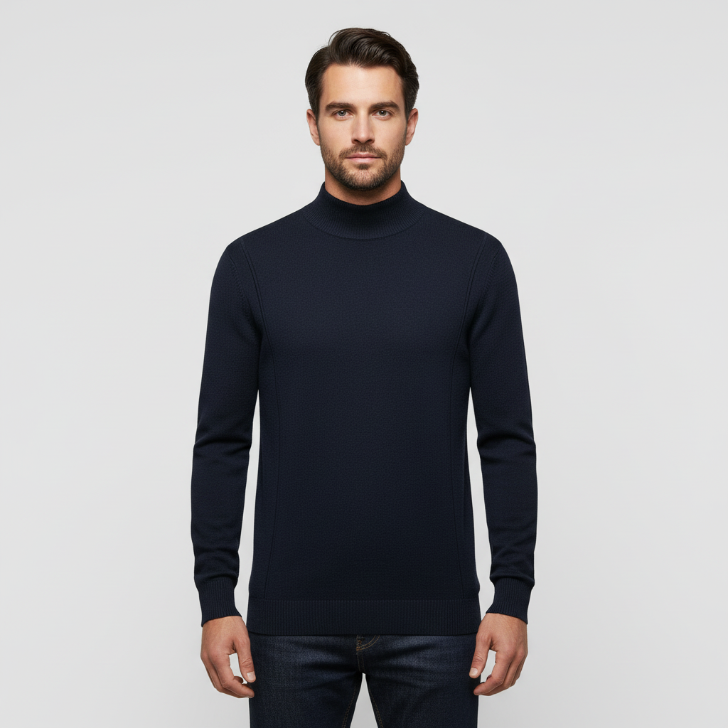 Herren Pullover | klassisch geschnitten mit Rundhalsausschnitt