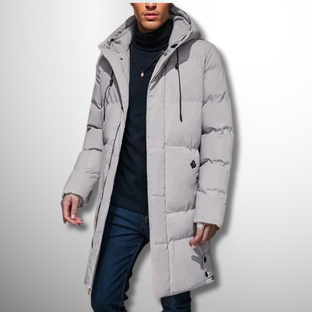 Herren Parka Jacke | wasserdichte Ausführung mit gerader Form