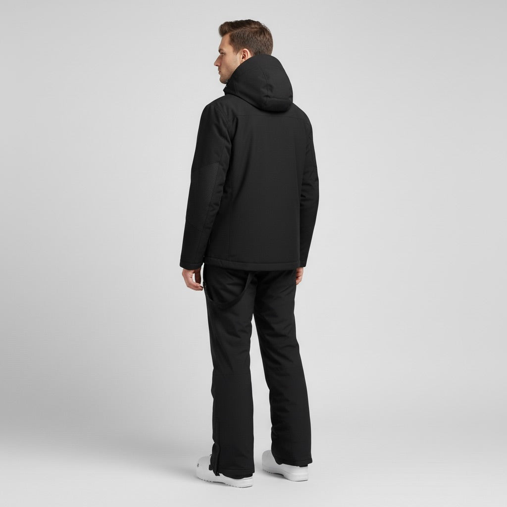 Herren Skiset | Jacke mit Kapuze Hose funktionale Winterausführung