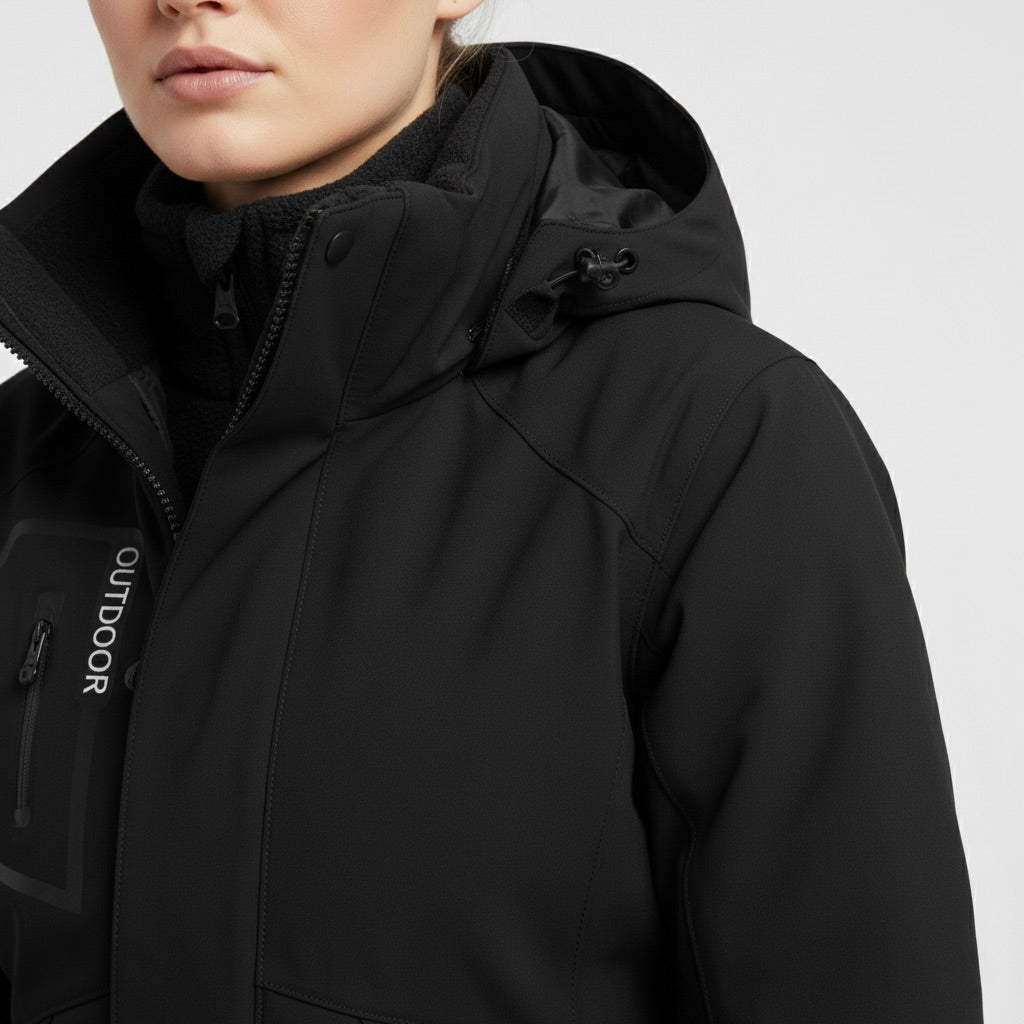 Damen Skiset | Zweiteilige Jacke Hose geschlossene Form
