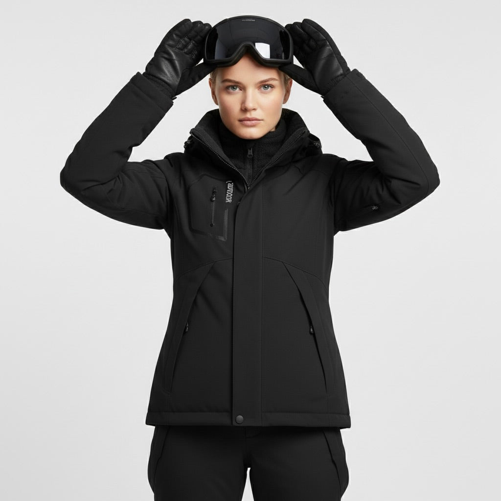 Damen Skiset | Zweiteilige Jacke Hose geschlossene Form