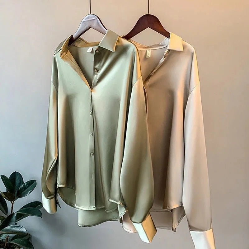 Damenbluse | Klassischer Vintage-Schnitt mit Silhouette