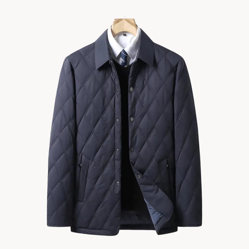 Herren-Steppjacke mit gleichmäßiger Steppung | neutrale Ausführung