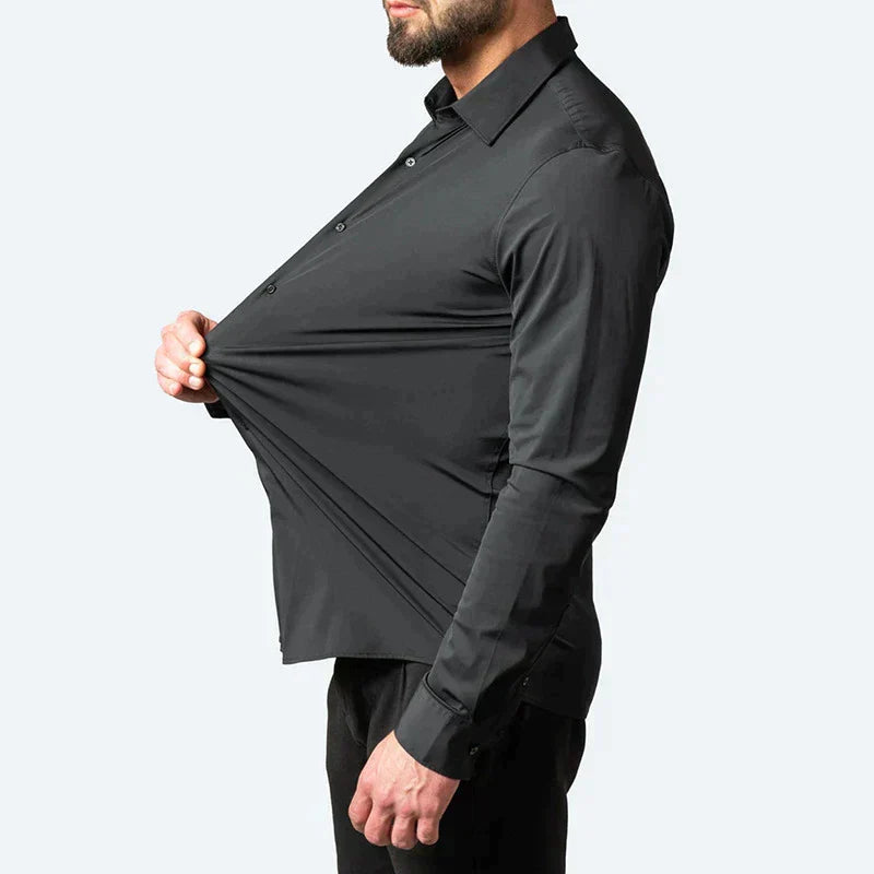 Herrenhemd | Stretch-Design für Alltag Freizeit und Business