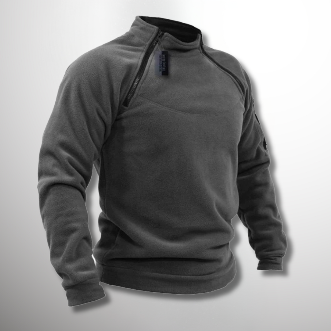 Herren Fleecepullover | winddichte Ausführung mit gerader Form