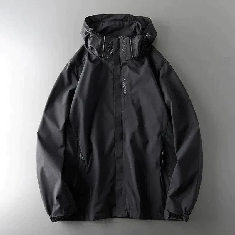 Herren-Winterjacke mit Wetterschutz | Kapuzenform