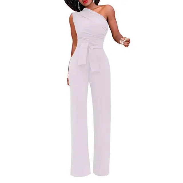 Damen Jumpsuit | asymmetrischer Schulterabschluss
