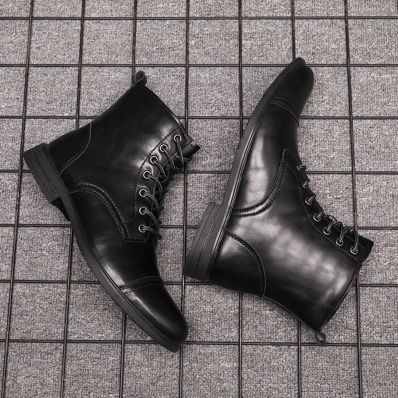 Herren Stiefel | Schnürfront mit durchgehender Schafthöhe