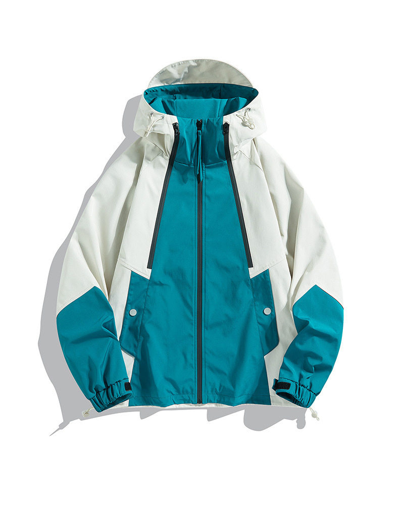 Unisex Jacke | Geschlossene Regenausführung mit Kapuze