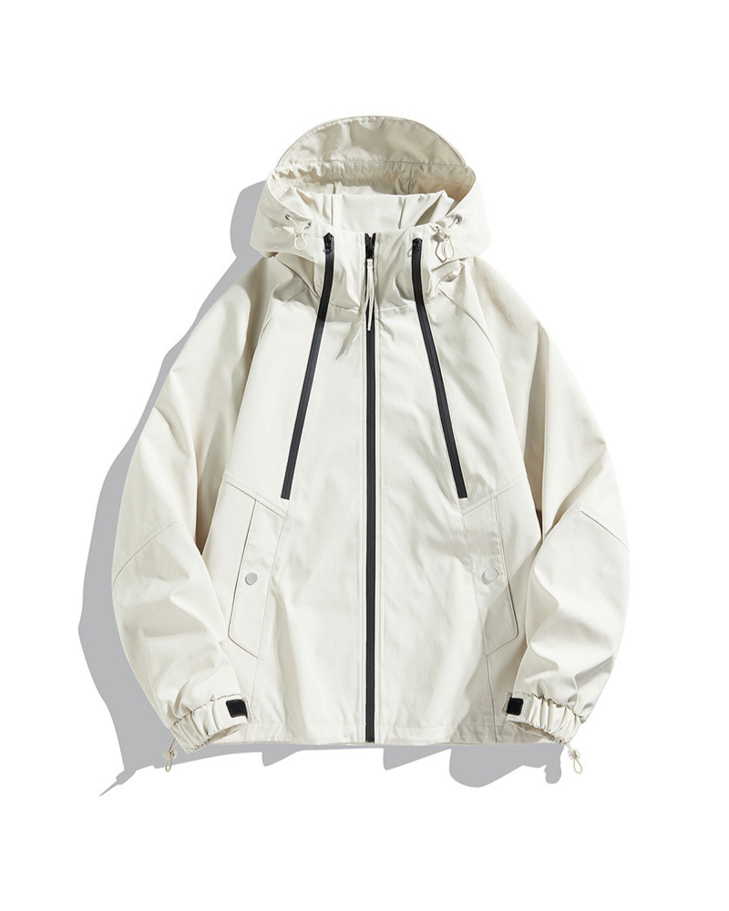 Unisex Jacke | Geschlossene Regenausführung mit Kapuze