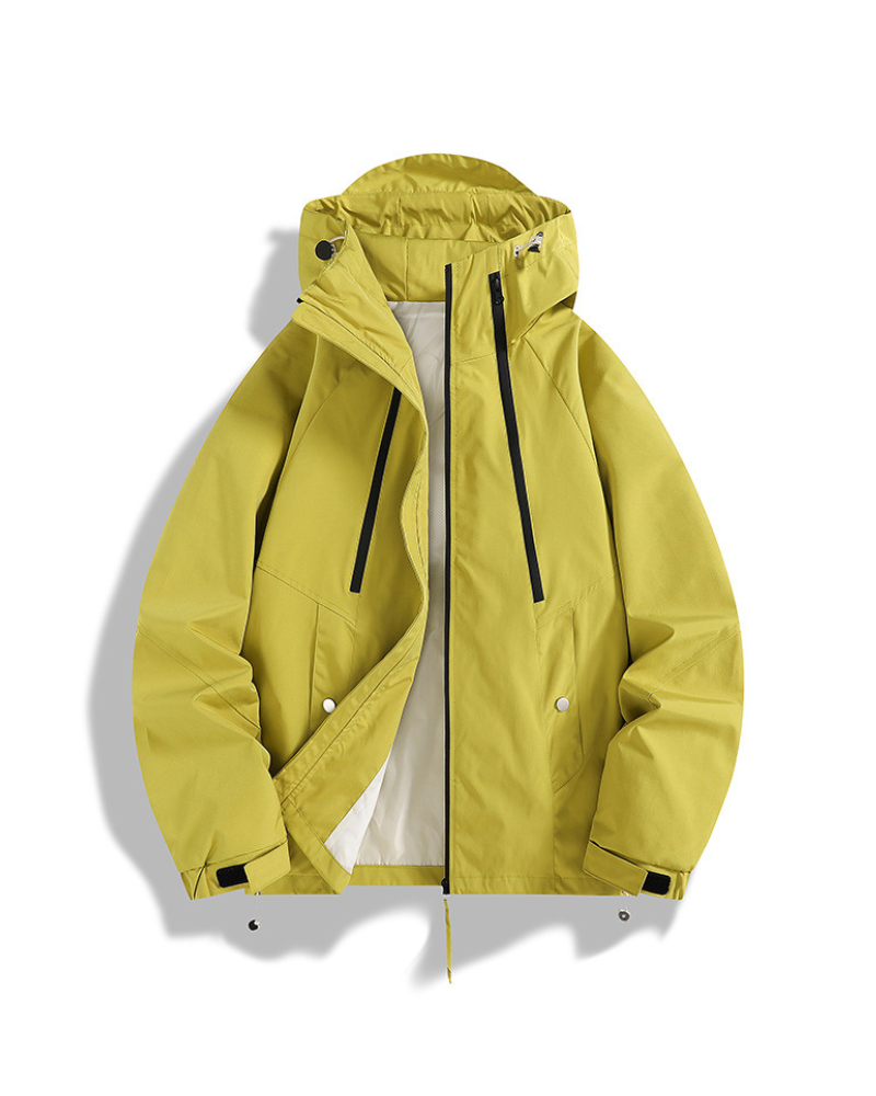 Unisex Jacke | Geschlossene Regenausführung mit Kapuze