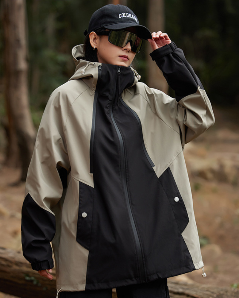 Unisex Jacke | Geschlossene Regenausführung mit Kapuze