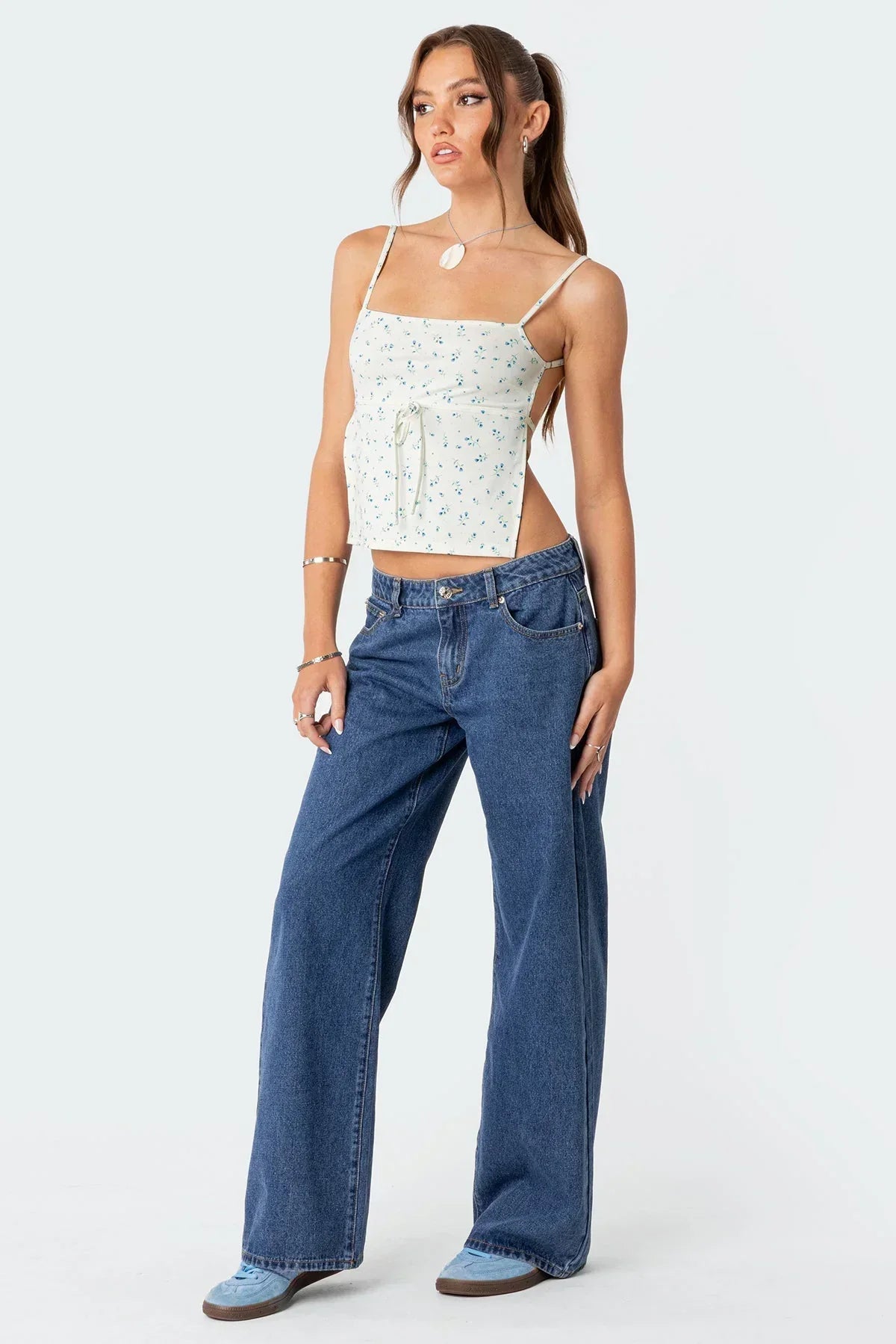 Damen Jeans | Niedrige Taille mit geradem Beinverlauf