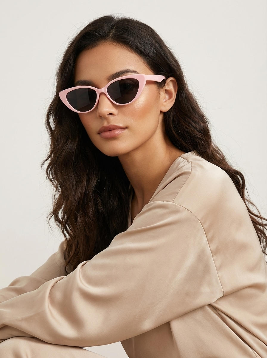 Damen Sonnenbrille | spitze Fassung mit schmalen Bügeln