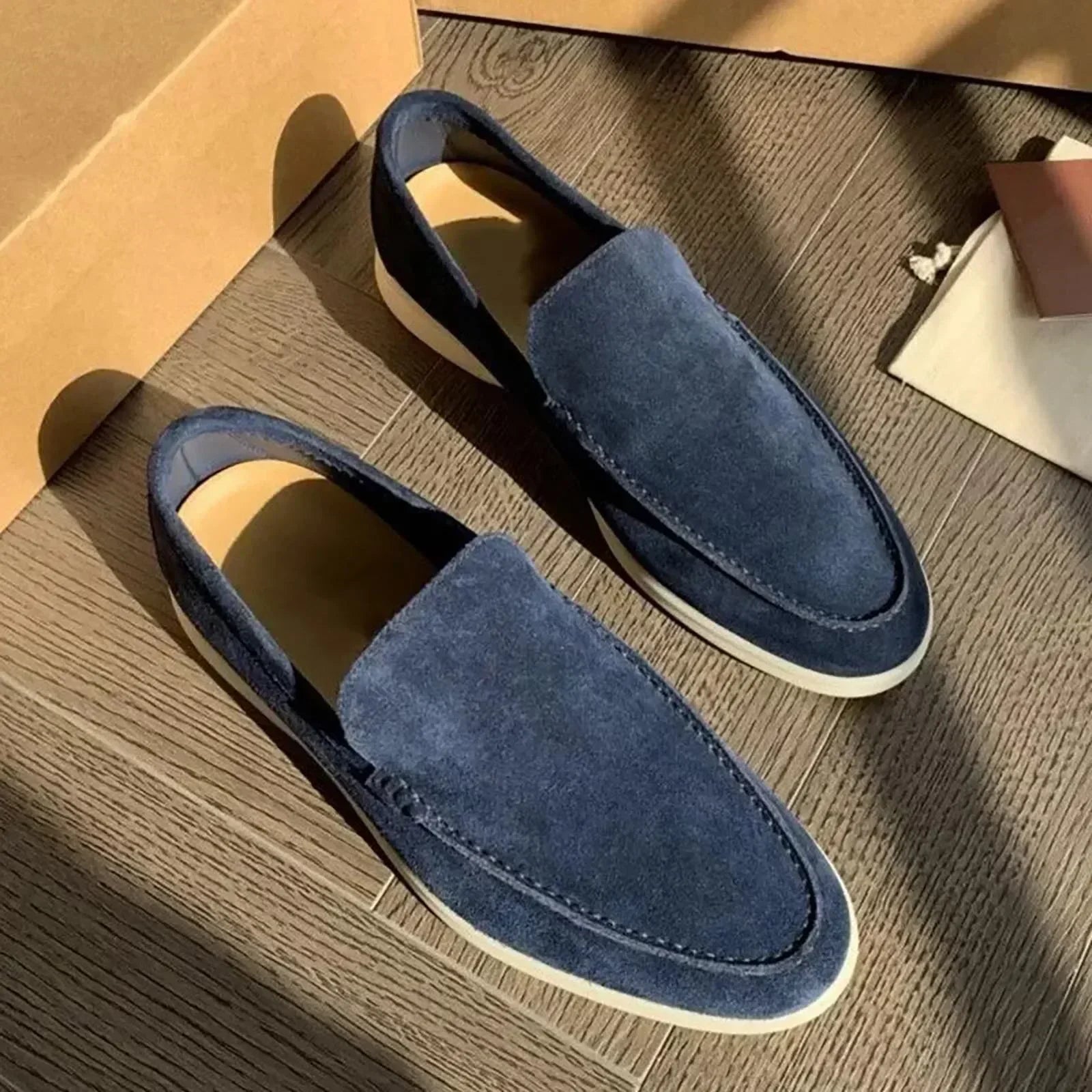 Herren-Halbschuhe ohne Verschluss | klassischer Schnitt