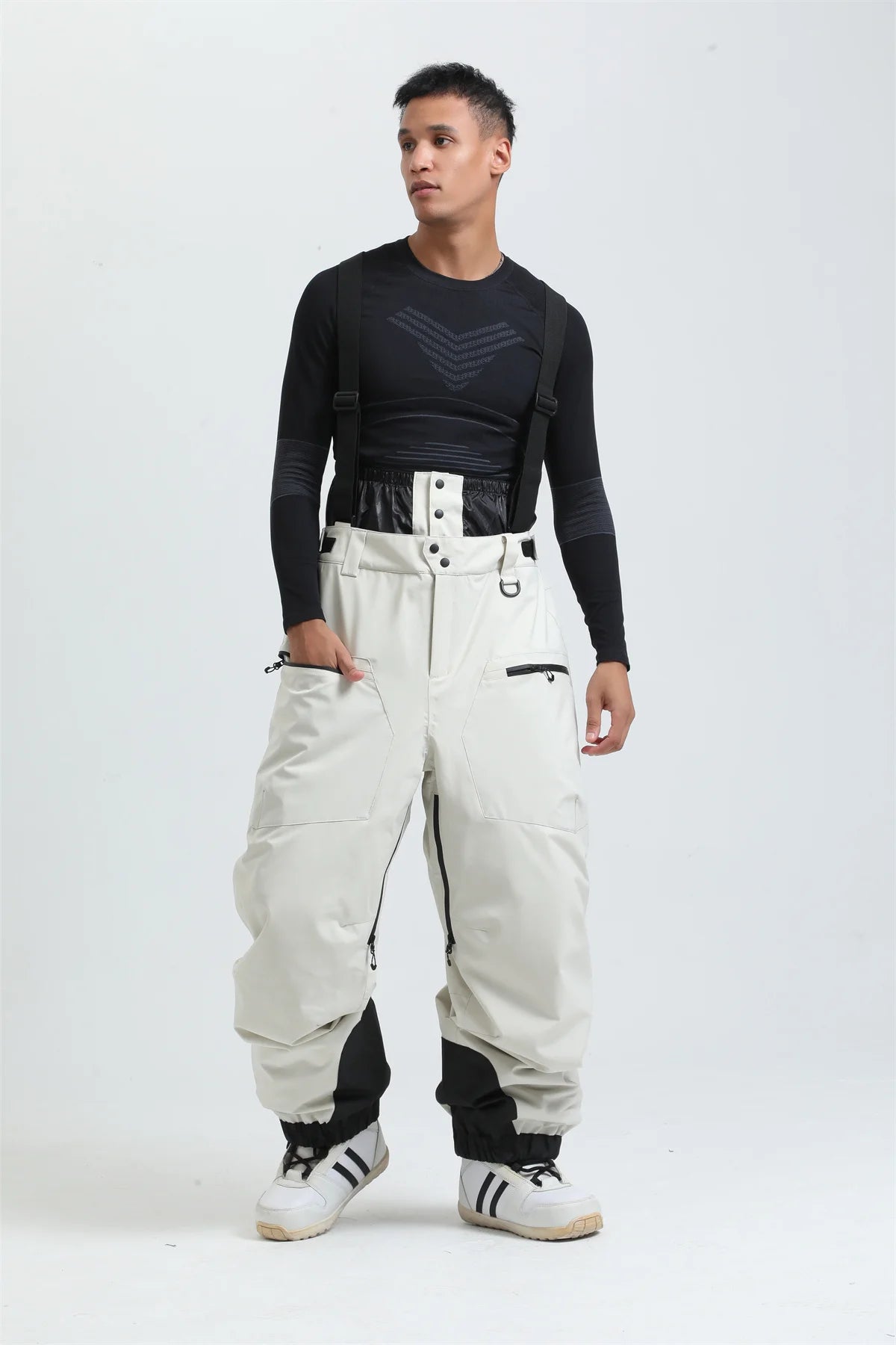 Unisex-Skihose mit Trägersystem | funktionale Winterausführung