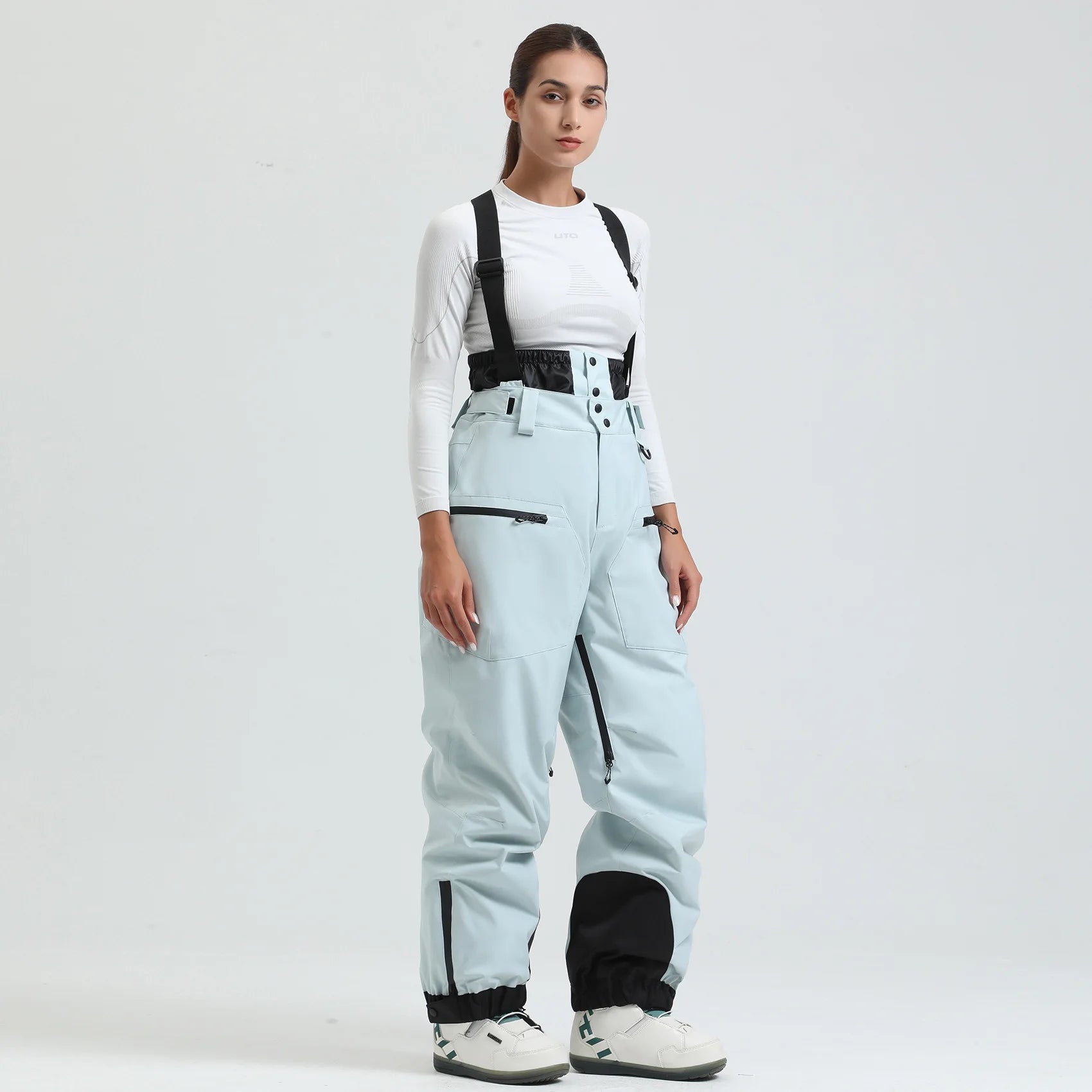 Unisex-Skihose mit Trägersystem | funktionale Winterausführung