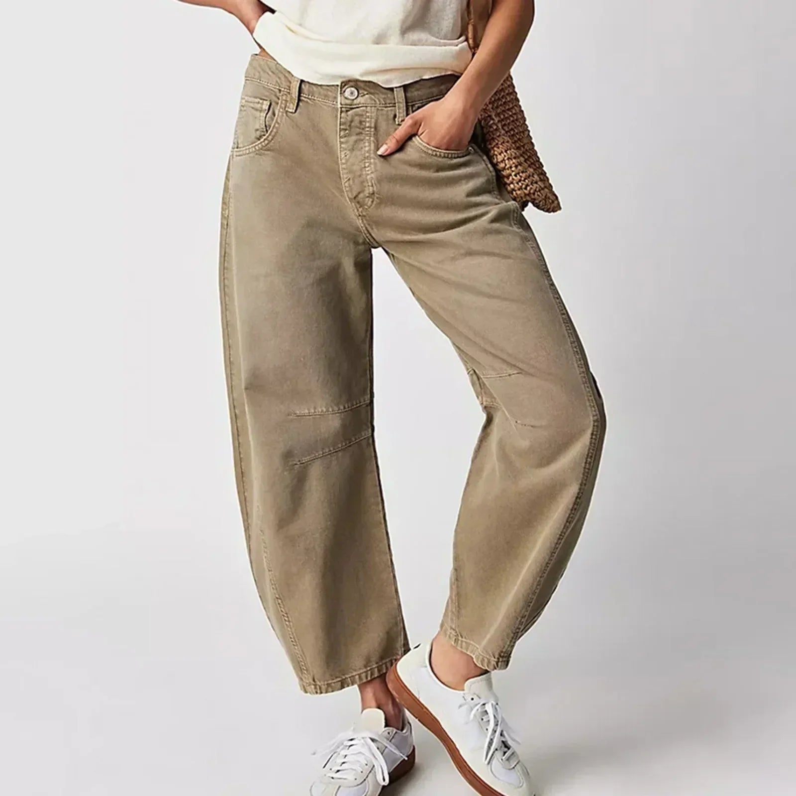 Damen Hose | Weit geschnittene Ausführung mit gerader Form