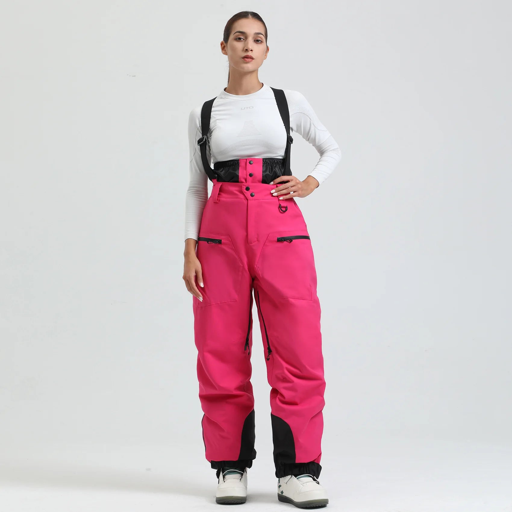 Unisex-Skihose mit Trägersystem | funktionale Winterausführung