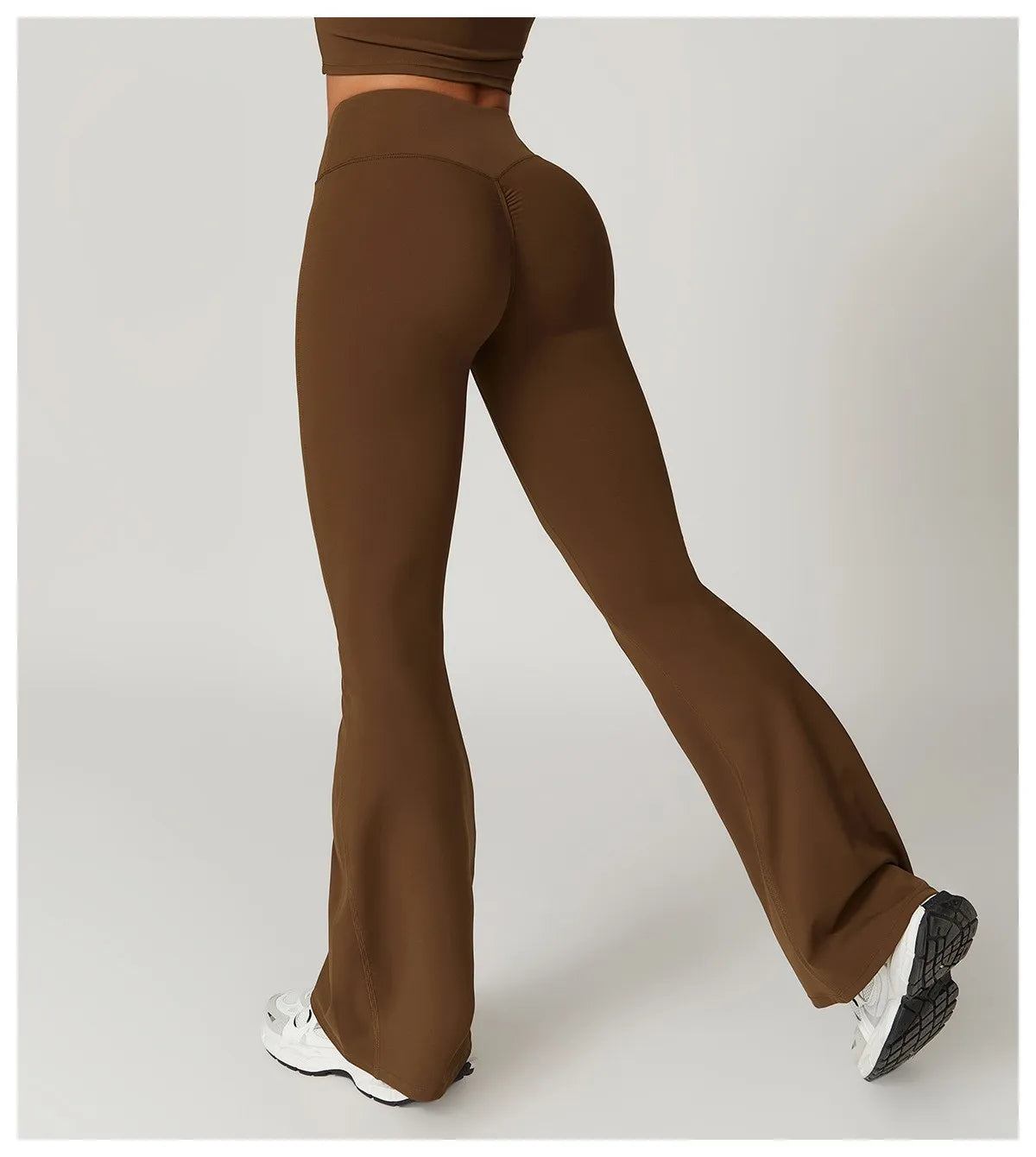 Damen Hose Yoga | hohe Taille mit seitlichem Bundabschluss
