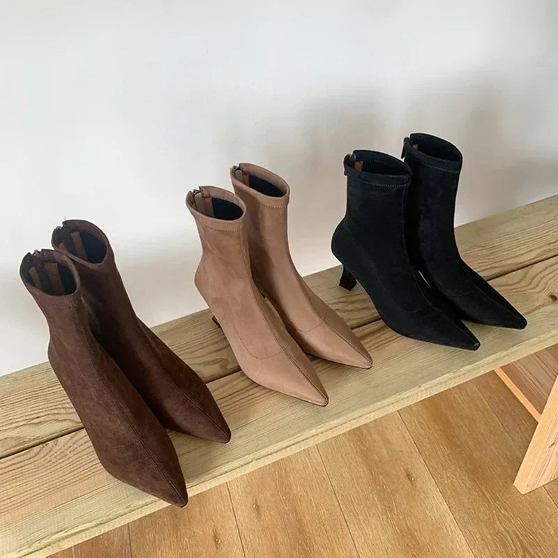 Damen Stiefelette | Ausführung mit spitzer Zehenpartie