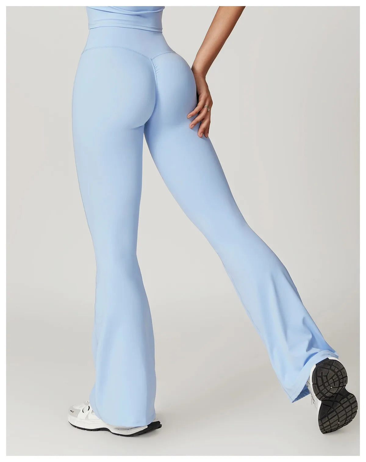 Damen Hose Yoga | hohe Taille mit seitlichem Bundabschluss