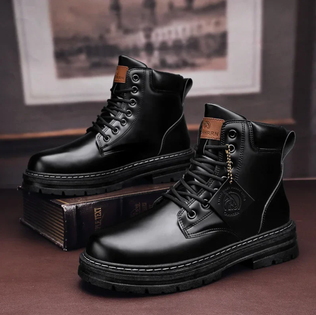 Herren-Boots mit hoher schafthöhe | Alltagstauglich