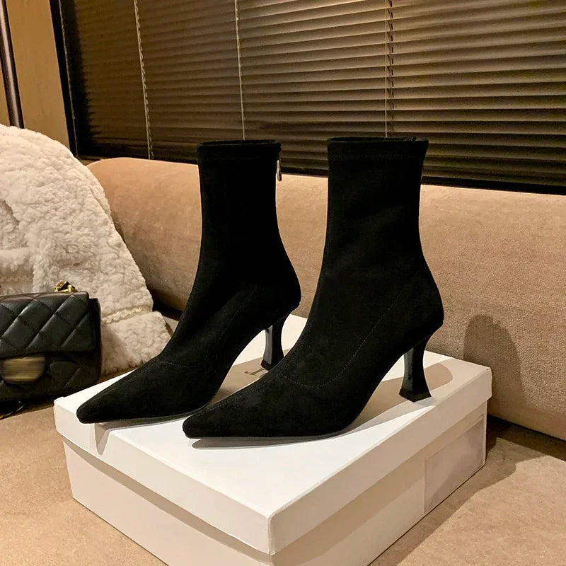 Damen Stiefelette | Ausführung mit spitzer Zehenpartie