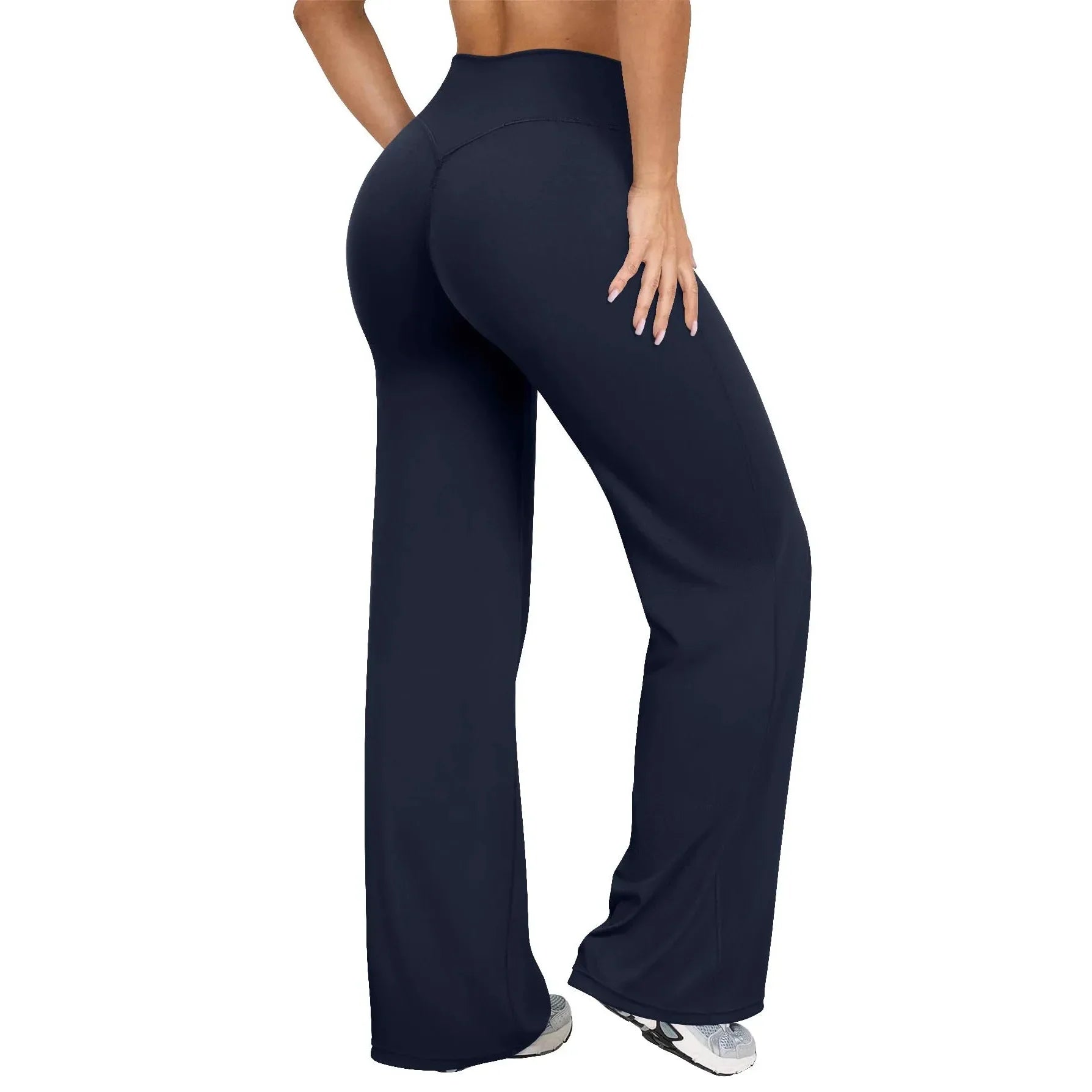 Damen Hose Yoga | weites Bein und lockere Schnittführung