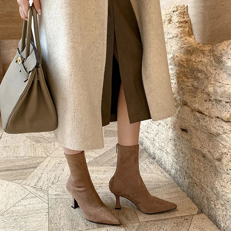 Damen Stiefelette | Ausführung mit spitzer Zehenpartie