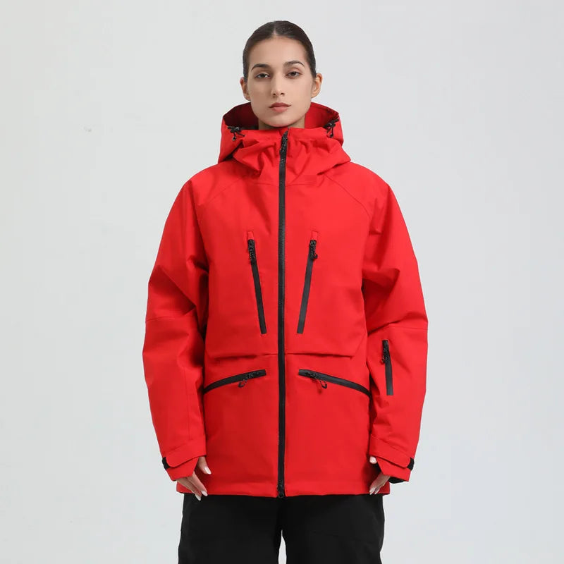 Unisex-Skijacke für Wintersport | funktionale Ausführung
