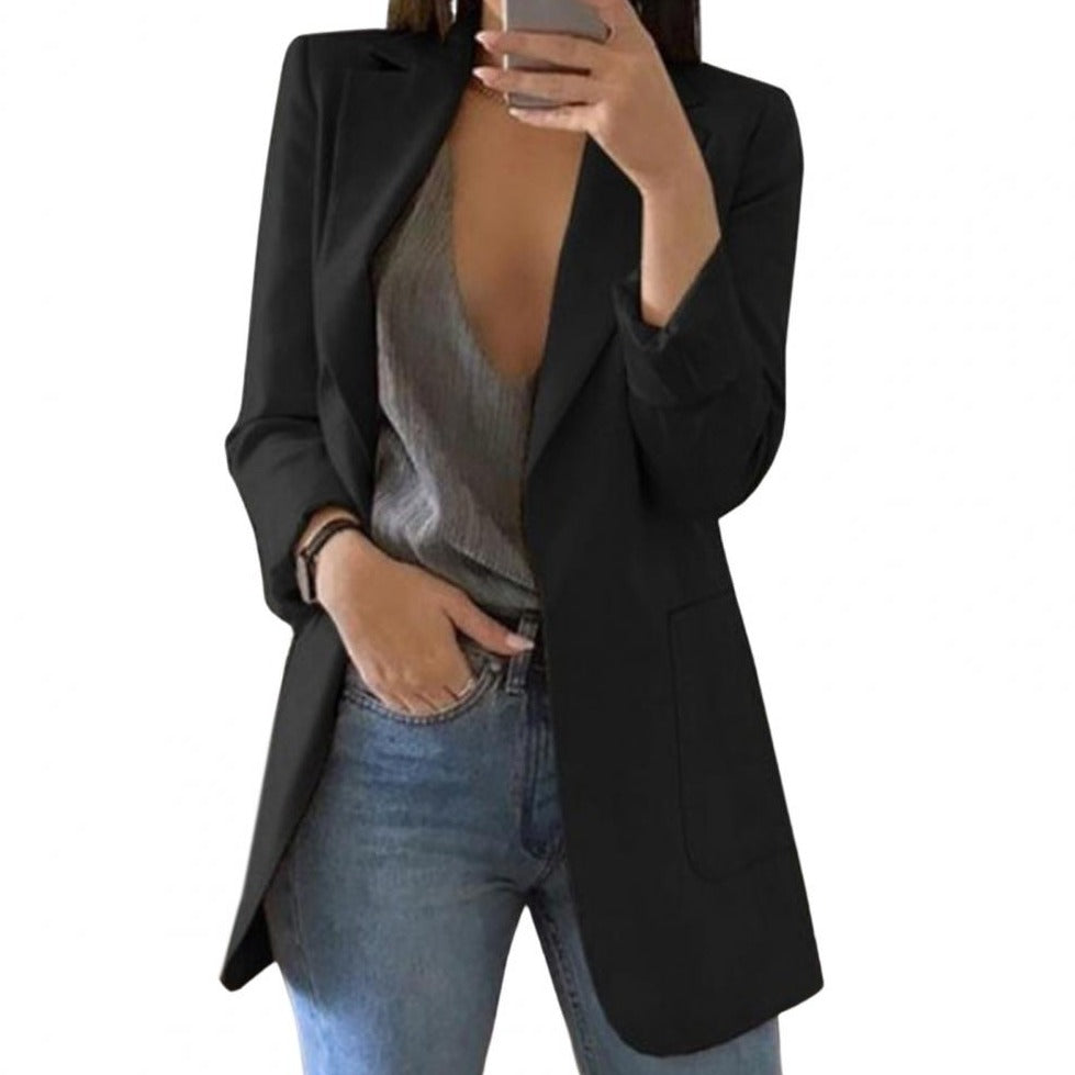 Damen-Blazer mit klarer Schnittführung | berufliche Ausrichtung