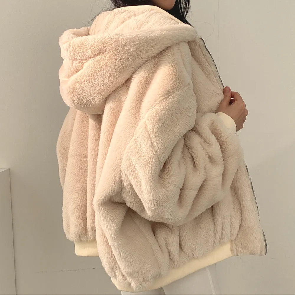 Damen-Winterjacke mit langem ärmelschnitt | Wintertauglich