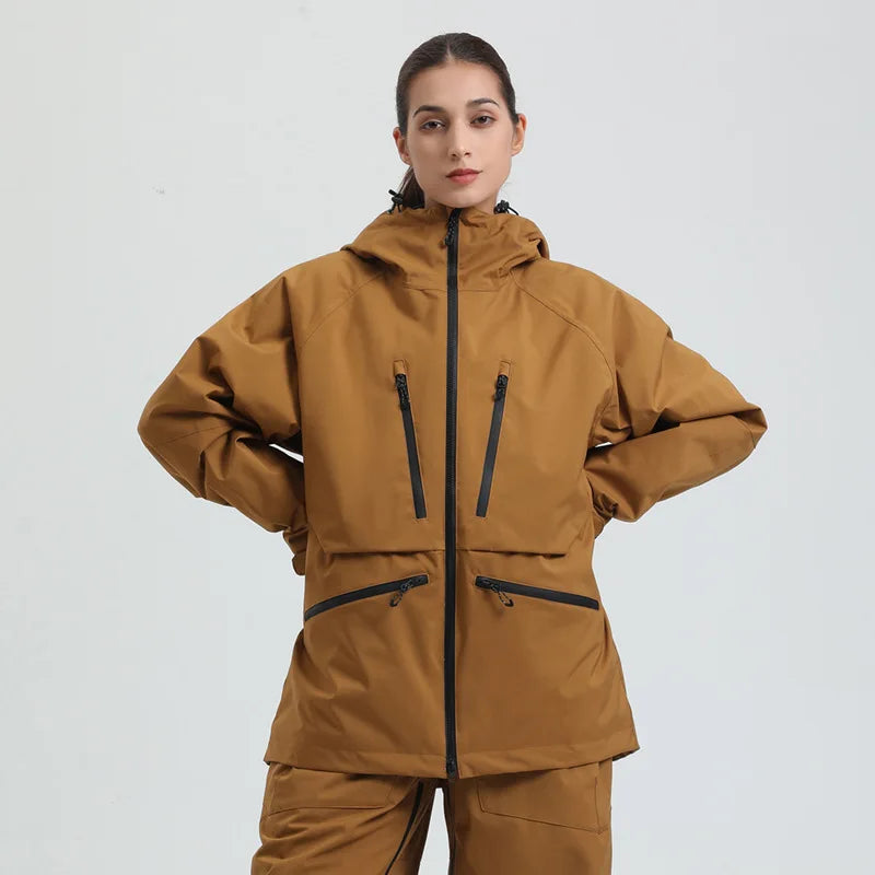 Unisex-Skijacke für Wintersport | funktionale Ausführung