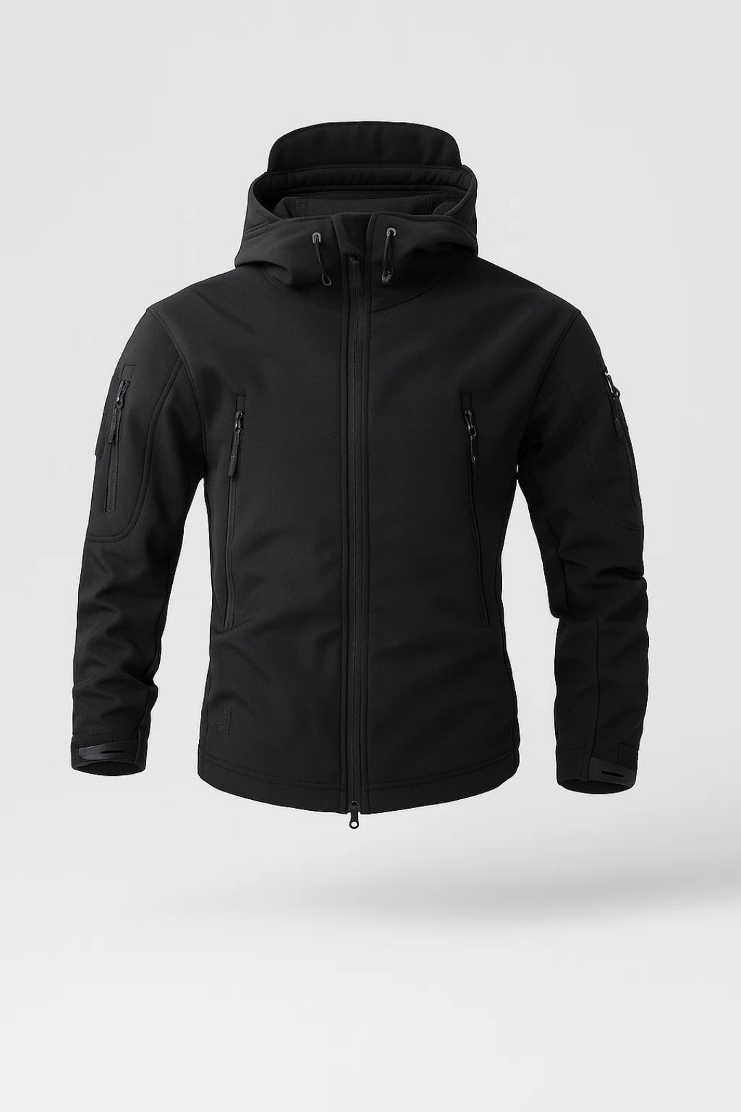 Herren Jacke | mit Kapuze und durchgehendem Frontverschluss