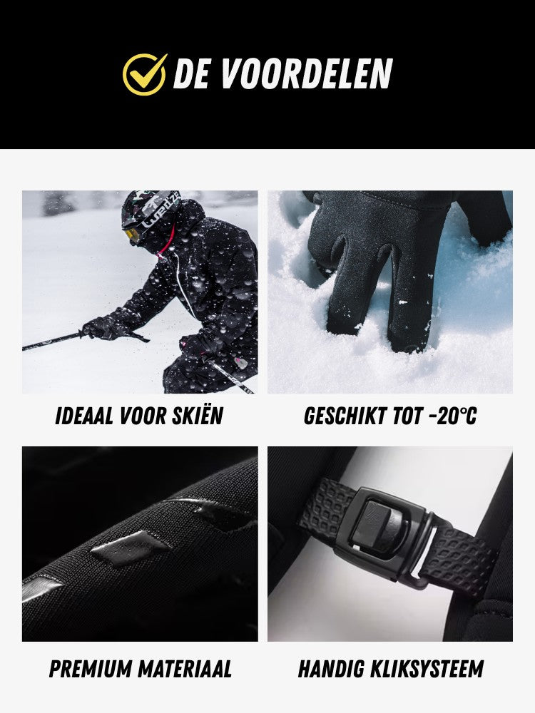 Wasserbeständige Thermo-Handschuhe | unisex grip-ausführung