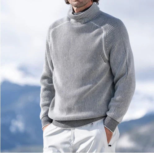 Pullover Herren | Rollkragen mit Geradem Schnitt