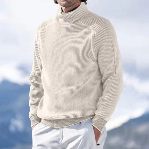 Pullover Herren | Rollkragen mit Geradem Schnitt