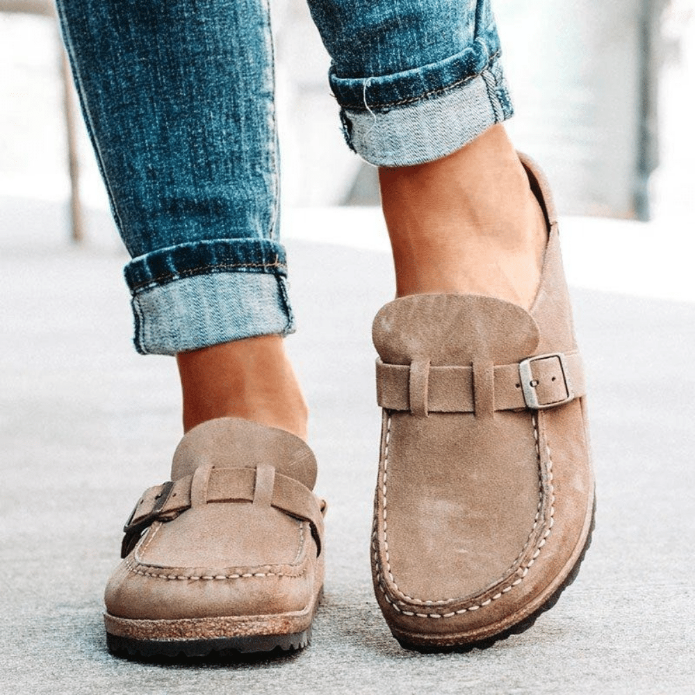 Sandalen Damen | Ergonomische Sohle mit Riemenführung