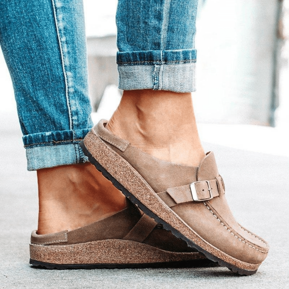 Sandalen Damen | Ergonomische Sohle mit Riemenführung